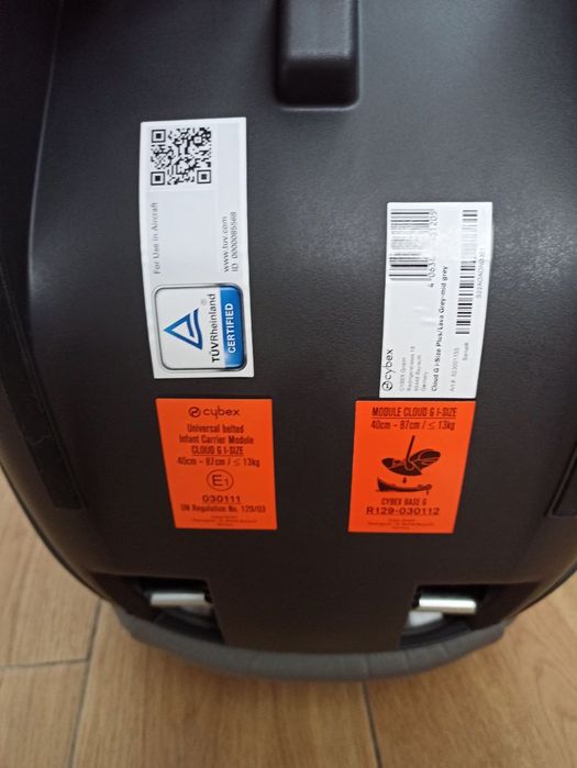 Автокрісла Cybex Could G i-Size Plus, група 0+