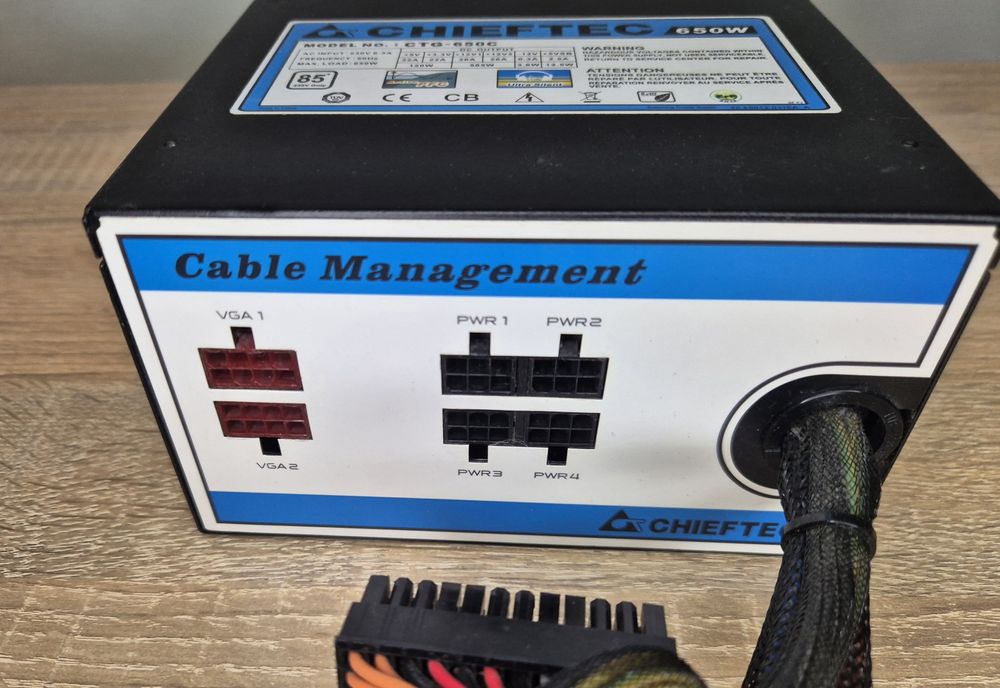 Блок живлення  модульний Chieftec CTG-650C 650W A80