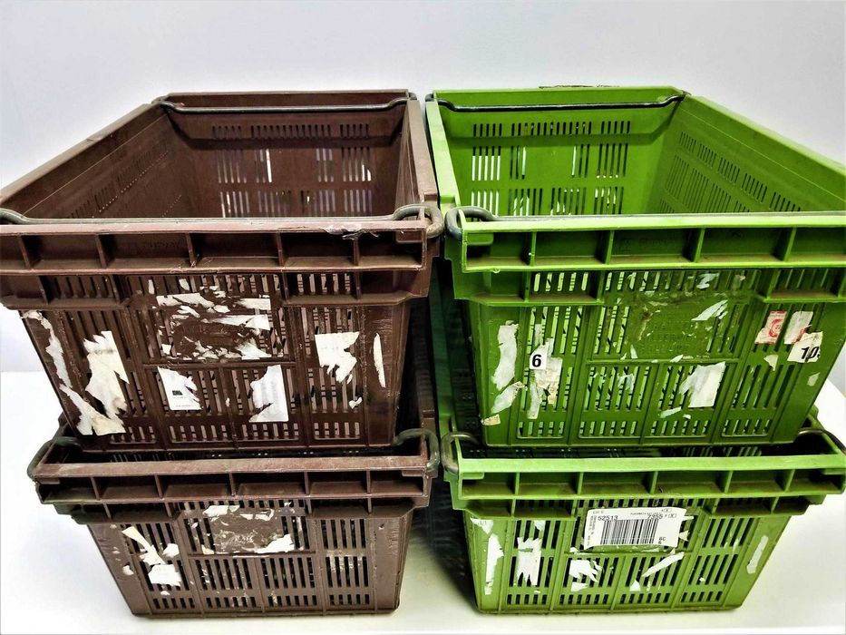 Pojemnik Skrzynka Plastikowa Kosz na Warzywa i Owoce Wytrzymała DUŻA