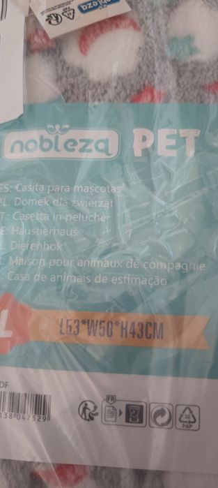 Miękki domek dla zwierząt