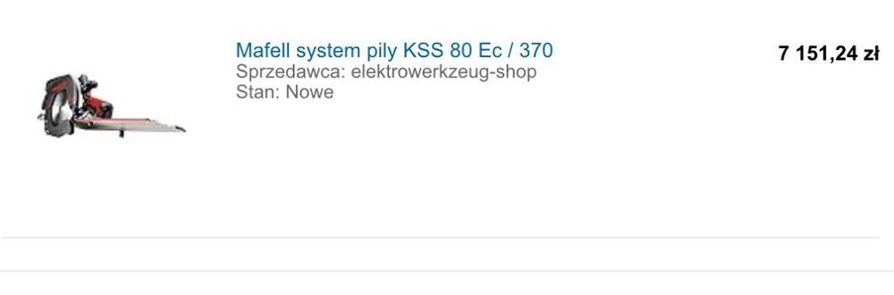 Mafell KSS 80 Ec / 370 - TRC