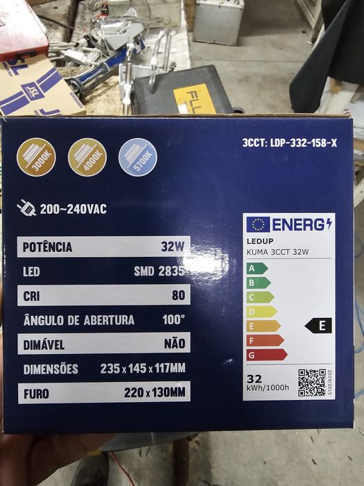 Downlight Retangular 32W