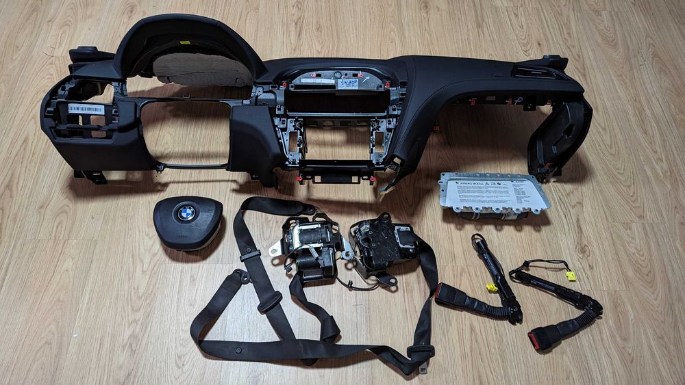 Conjunto Kit Airbags BMW Série 6 F06 F12 F13 Tablier Original Completo