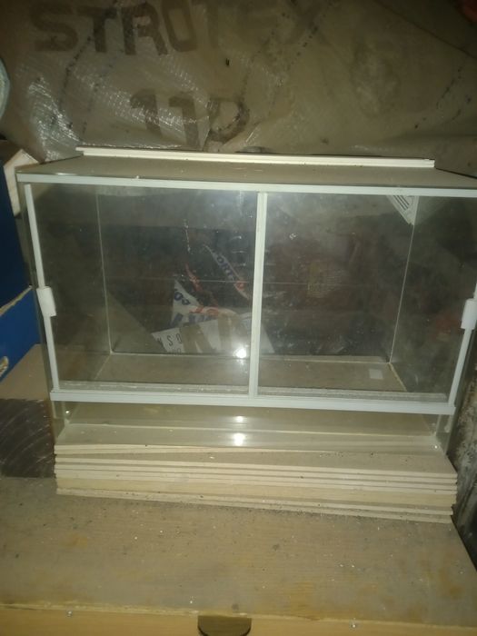 Terrarium szklane 60x40x30