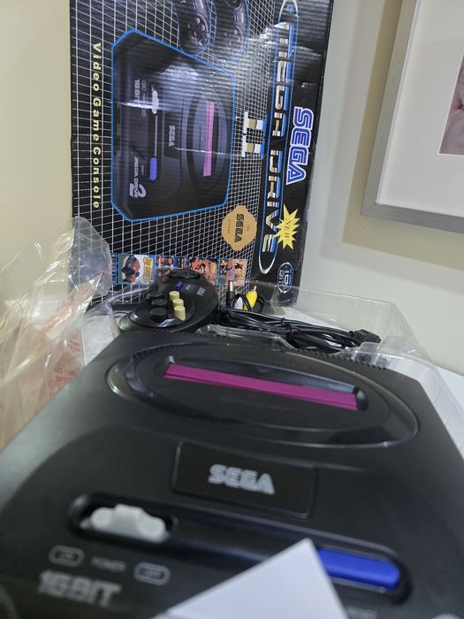 Sega mega drive 2 em caixa