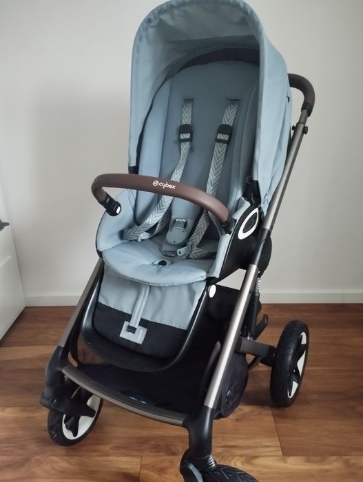 Wózek Cybex Talos 2023 sky blue spacerówka+gondola+adaptery