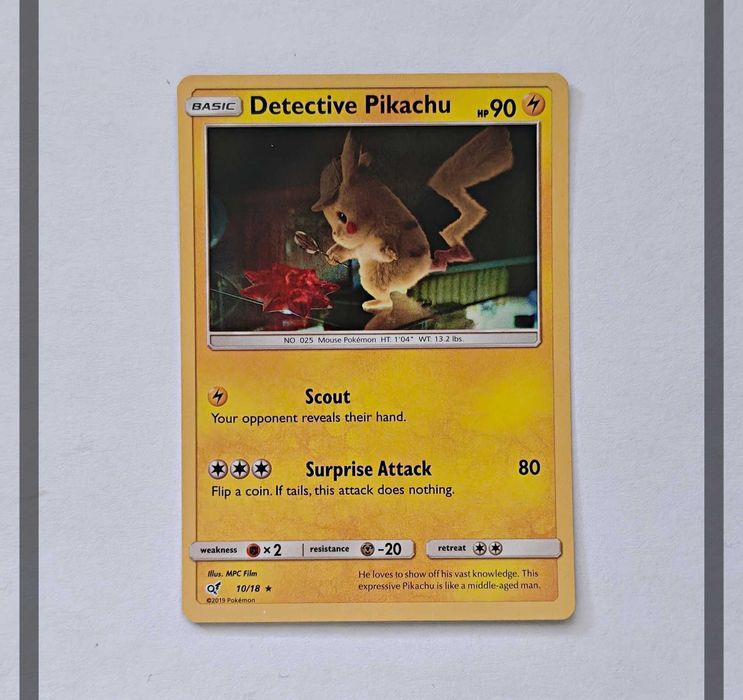 Detective Pikachu 10/18 DET Pokemon ENG-NM