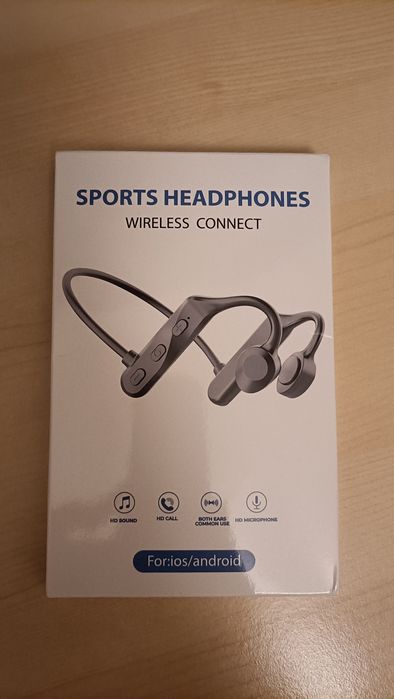 Fones wireless condução óssea