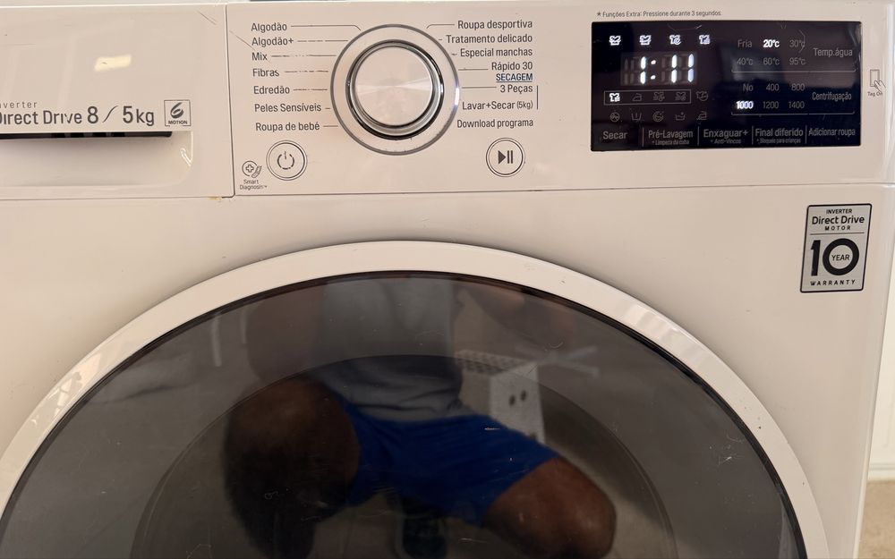 OPORTUNIDADE Maquina Lavar e Secar LG  com Motor Direct Drive