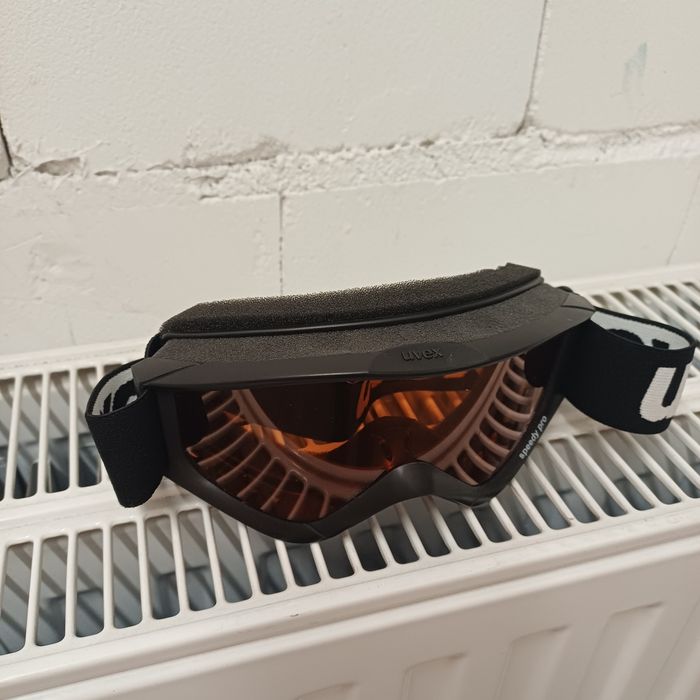 Gogle dziecięce UVEX Speedy Pro czarne
