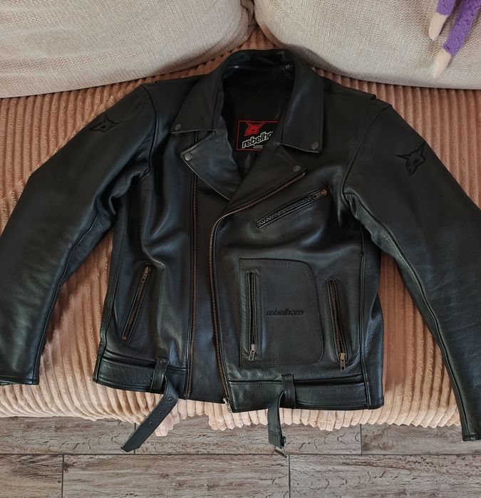 Kurtka skórzana motocyklowa