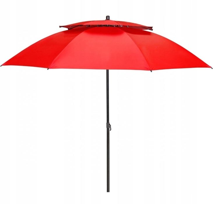 Parasol WINDPROFI czerwony wł. szkl. 200cm