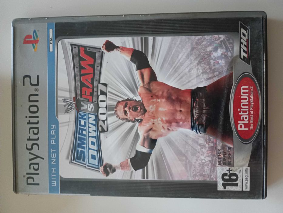 Jogo SmackDown vs Raw 2007 - PlayStation 2