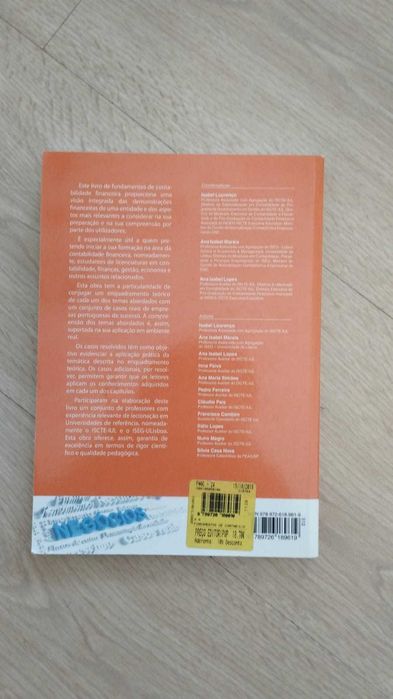 Fundamentos de Contabilidade Financeira