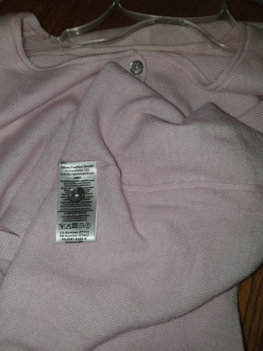 Kardigan rozpinany Milano r. XL wełna, kaszmir, wiskoza