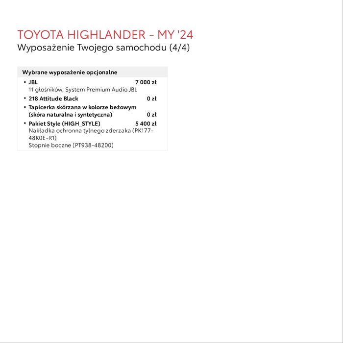 TOYOTA HIGHLANDER HSD Executive Style 2,5 Hybrid Dynamic Force CESJA