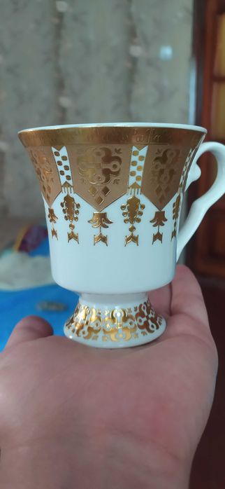 Сервіз на 6 чашок SNT фарфор 90мл