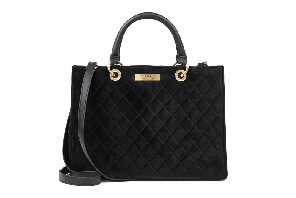 CARVELA by KURT GEIGER Quilted Velvet Tote Bag
Quilted Velvet Tote Bag