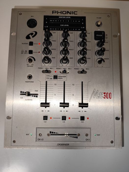 Mikser PHONIC MX300 DJ 3-kanałowy cyfrowy mikser audio