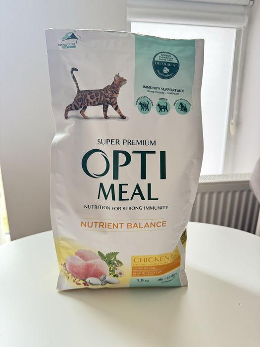 Корм optimeal з куркою 1,5 кг