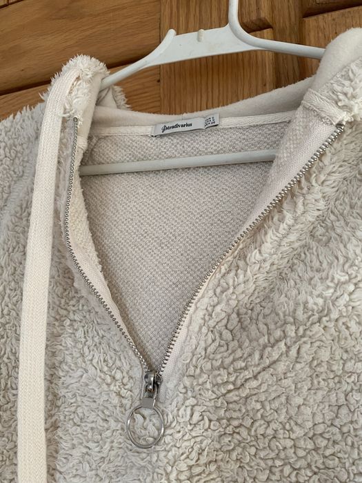 Camisola de pelo branca