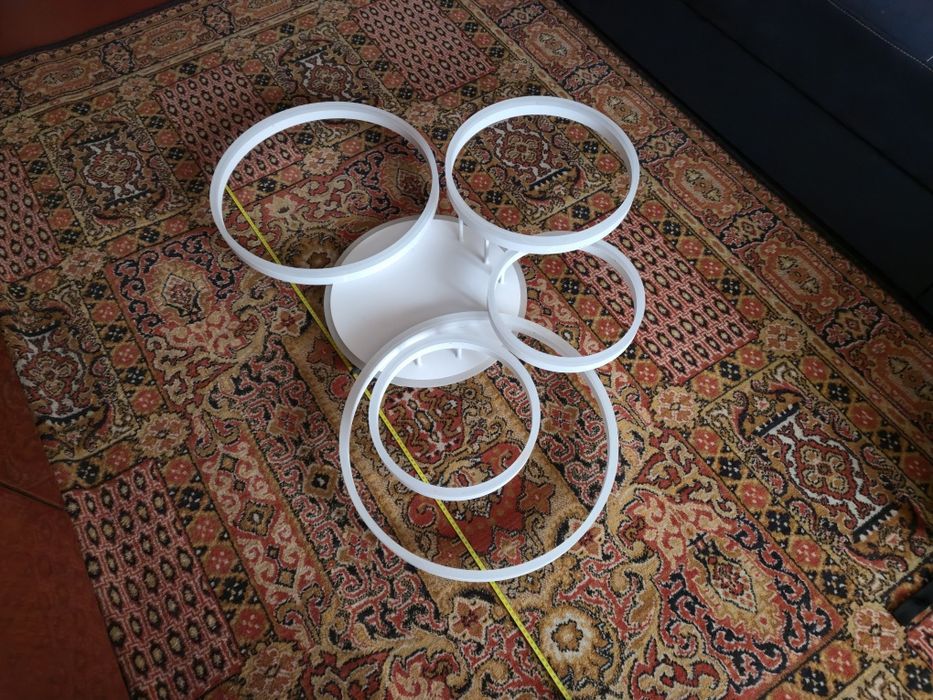 Люстра очень мощная, до 360 Вт, светодиодная LED, 3 режима, вкл тёплый