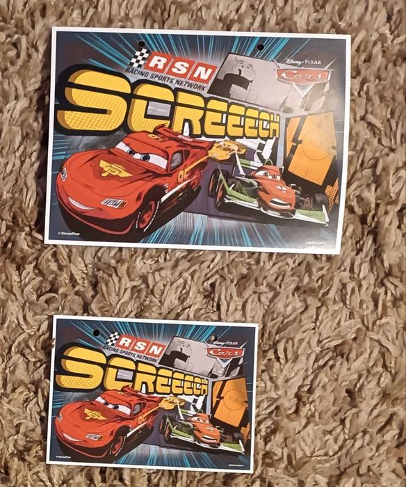 Karteczki do segregatora komplet AUTA