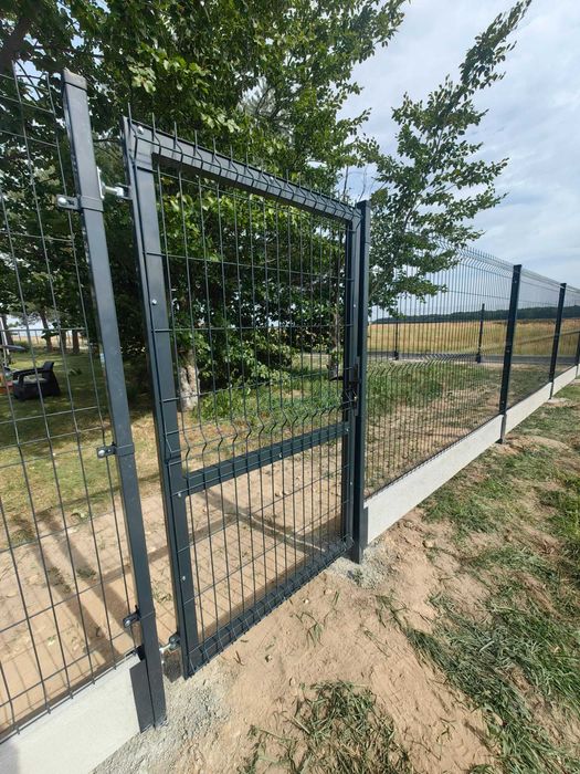 Panele Ogrodzeniowe + Słupki + Podmurówka | KOMPLET | MONTAŻ | 3D i 2D