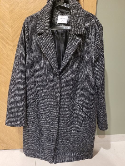 Plaszcz z wełna Reserved L 40  wool blend