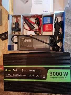 Сонячна панель preVent 135W (Німеччина) повний комплект,  Інвертор Green Cell 3000W, MPPT Dometic