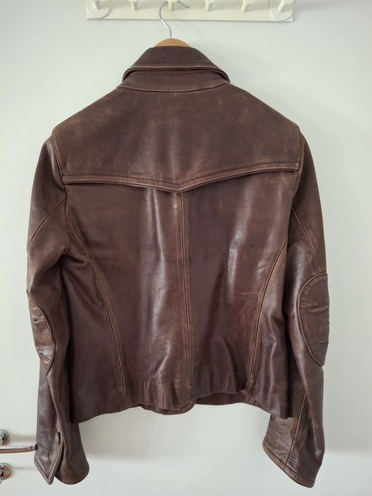 Casaco de pele castanho Purificação Garcia