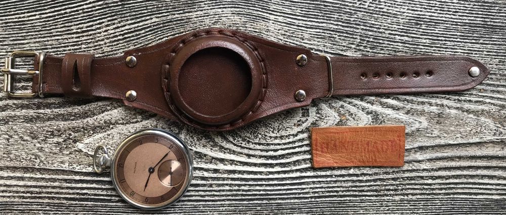 Mołnia pasek do zegarka kieszonkowego 43 mm.