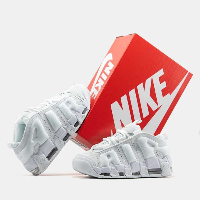 Кросівки Кроссовки Nike Air More Uptempo Low White Белый Білий Кросовки повсякденні