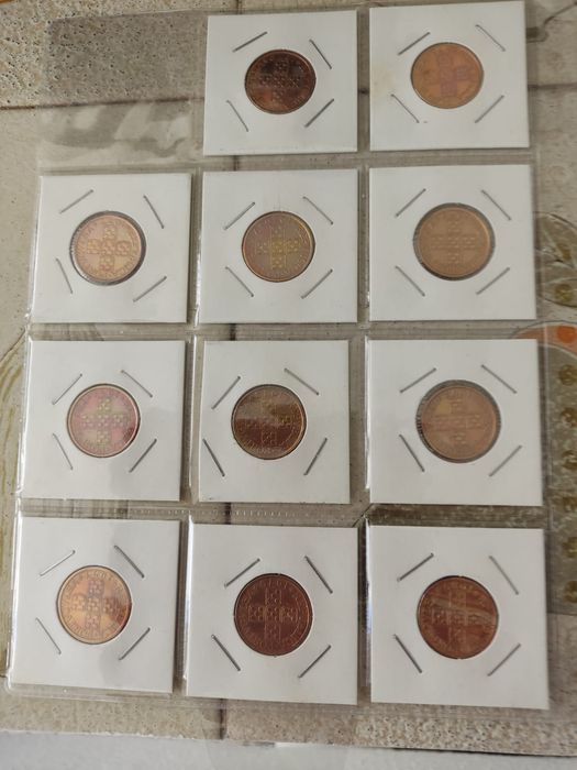 Moedas antigas escudo portugues