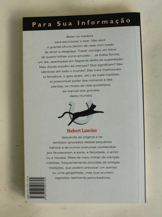 Dicionário de Superstições
de Hubert Laurioz