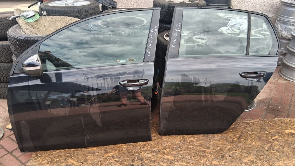 Drzwi lewe przednie i lewe tylne VW Golf VI