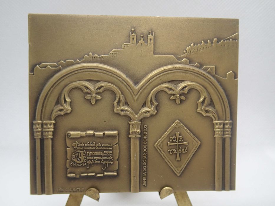 Placa em Bronze Foral Vila de Seia