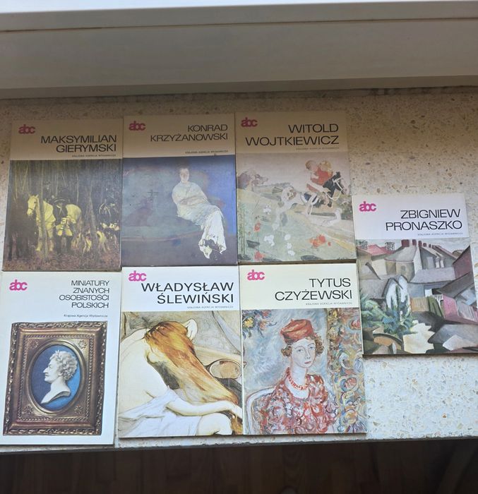 Albumiki malarskie 7 sztuk. Malarze polscy.