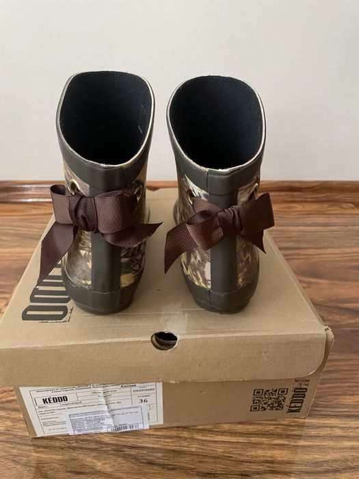 Резиновые полусапожки Keddo 36 р.