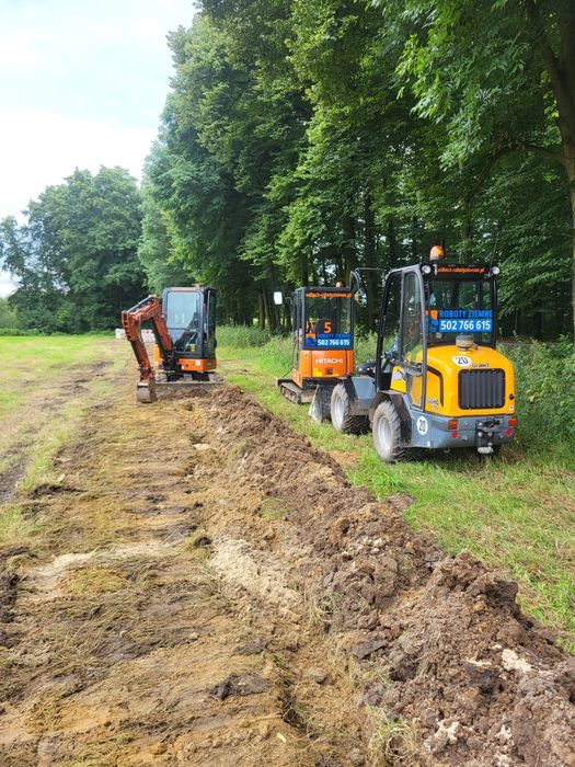 Usługi minikoparka , koparka kołowa 17 ton , ładowarka kołowa, Wrocław