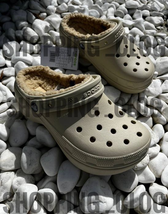 Жіночі Крокси Утепленні на Платформі Crocs Classic Platform Lined