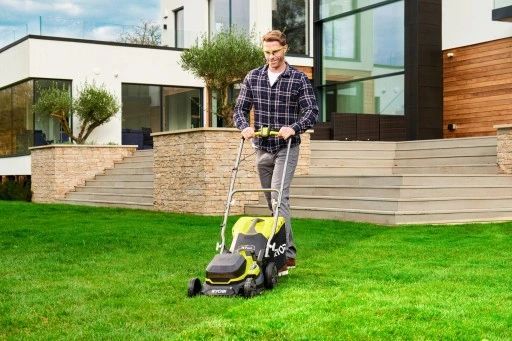 ryobi kosiarka akumulatorowa regulacja easyedge kosz ry18lm37a-240 +2x4ah