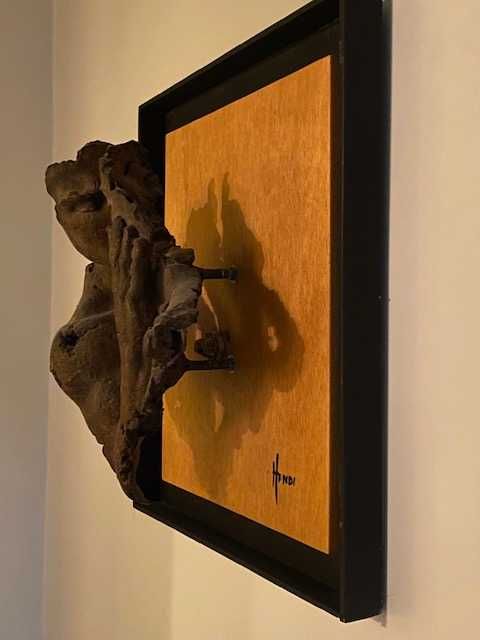 Quadro Escultura Coração (50cmx43cm)