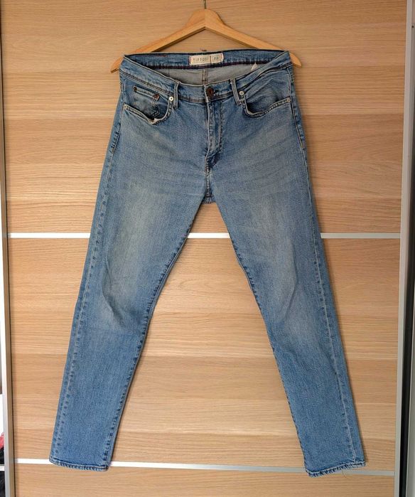 ACEITO TROCA | Jeans Tiffosi Dylan para homem – Slim Fit – Denim – Tamanho 32 (M) | Medium | Calças de Ganga Azuis