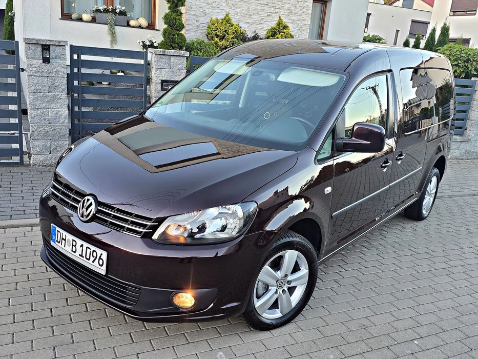 Volkswagen Caddy MAXI*LONG*7-Miejsc*105KM*Navi*Klimatron*Grzane*Hak*PDC*Sensor*Multifun