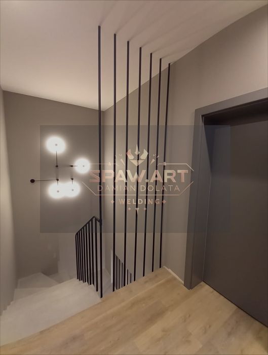 Balustrada schodowa harfa, rurka