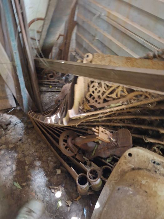 Escadas de ferro trabalhado antigas