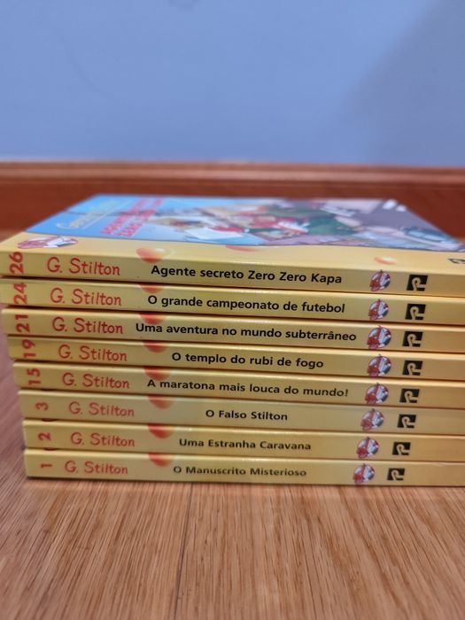 Coleção 8 livros Jerónimo Stilton