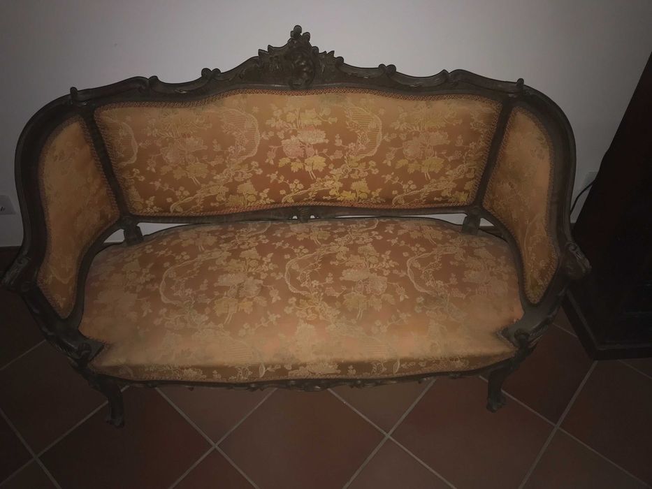 Antiguidade: Conjunto de sala Luís XV