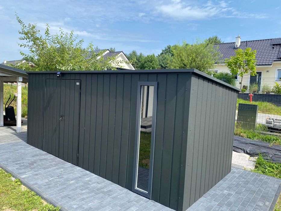 Garaże Blaszane Domki Ogrodowe Wiaty Śmietnikowe